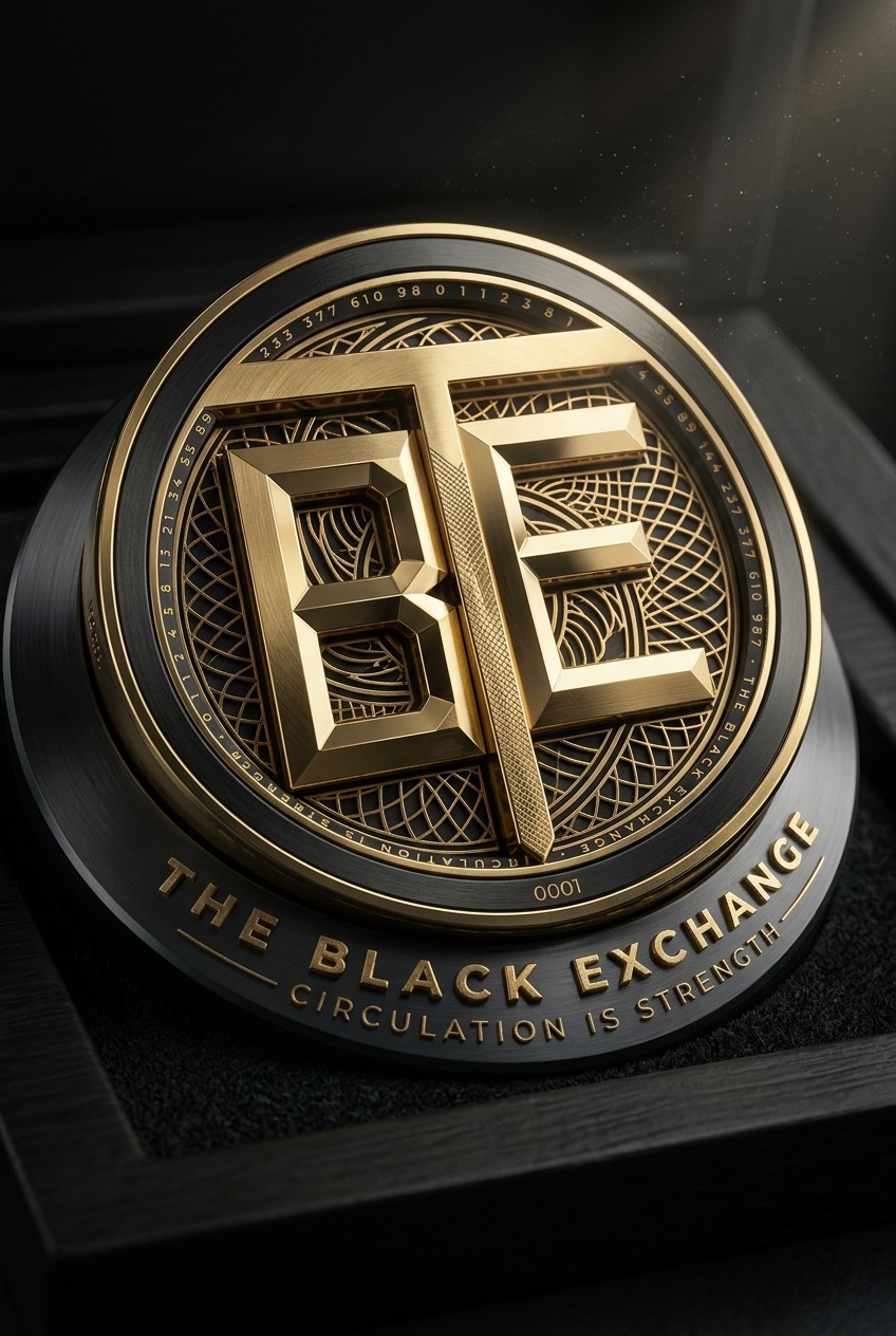 The Black Exchange 3D Medal Coin